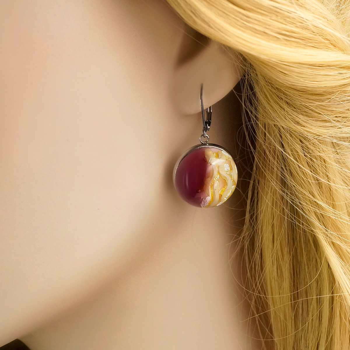 Серьги из муранского стекла EASE LS2908