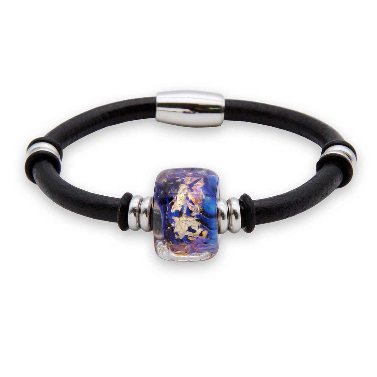 Браслет из муранского стекла GOLDEN NIGHT R3015