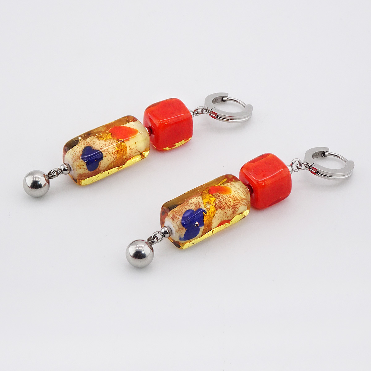 Серьги из муранского стекла SAMBA