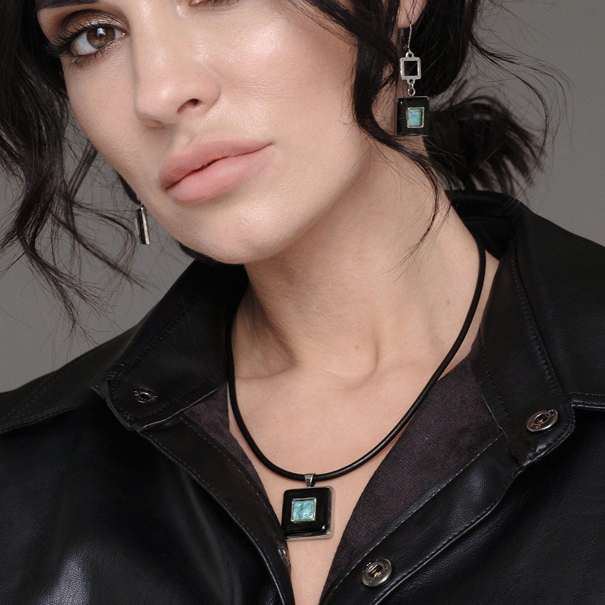 Серьги из муранского стекла MATRIX LS3319