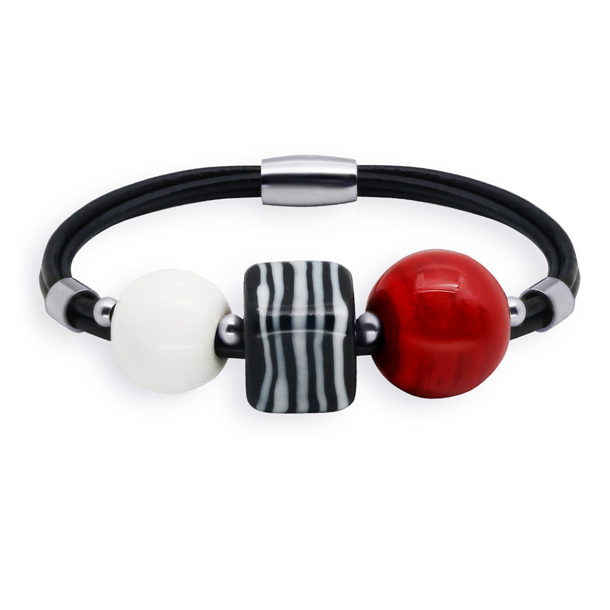 Браслет из муранского стекла CHERRY & CHOCOLATE R3773