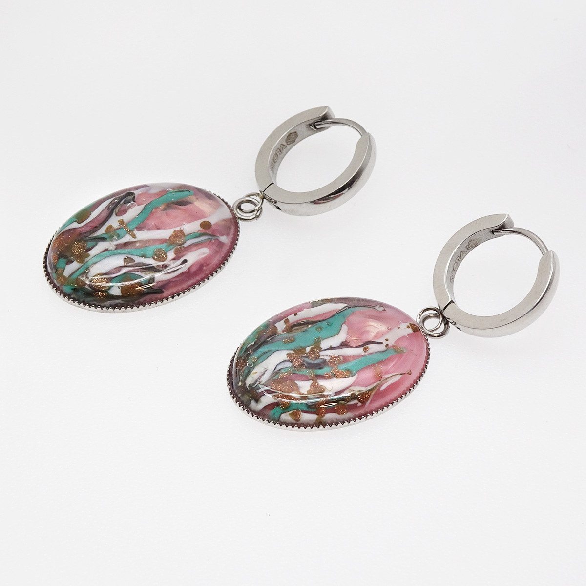 Серьги из муранского стекла ROSE PAYSAGE LS1922