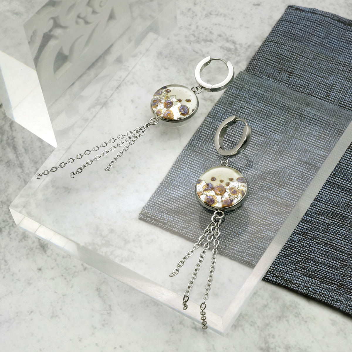 Серьги из муранского стекла ENCHANTED LS3270