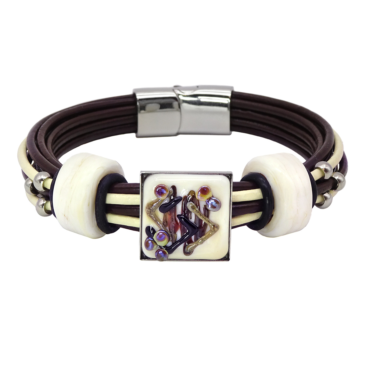 Браслет из муранского стекла ETHNO STYLE R3909