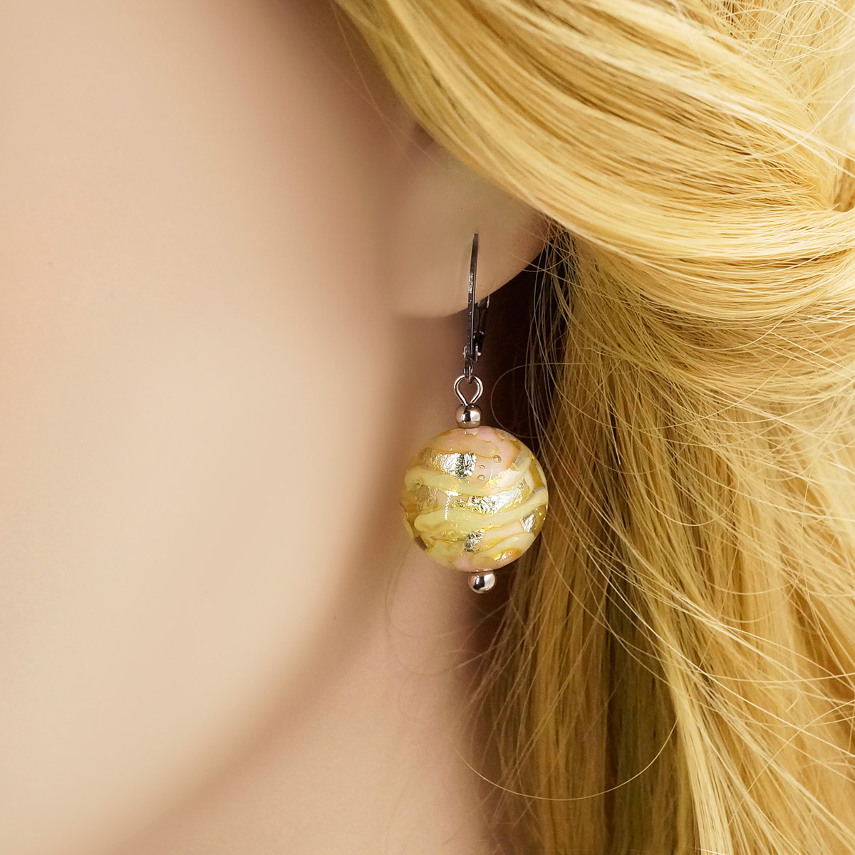 Серьги из муранского стекла EASE LS3003