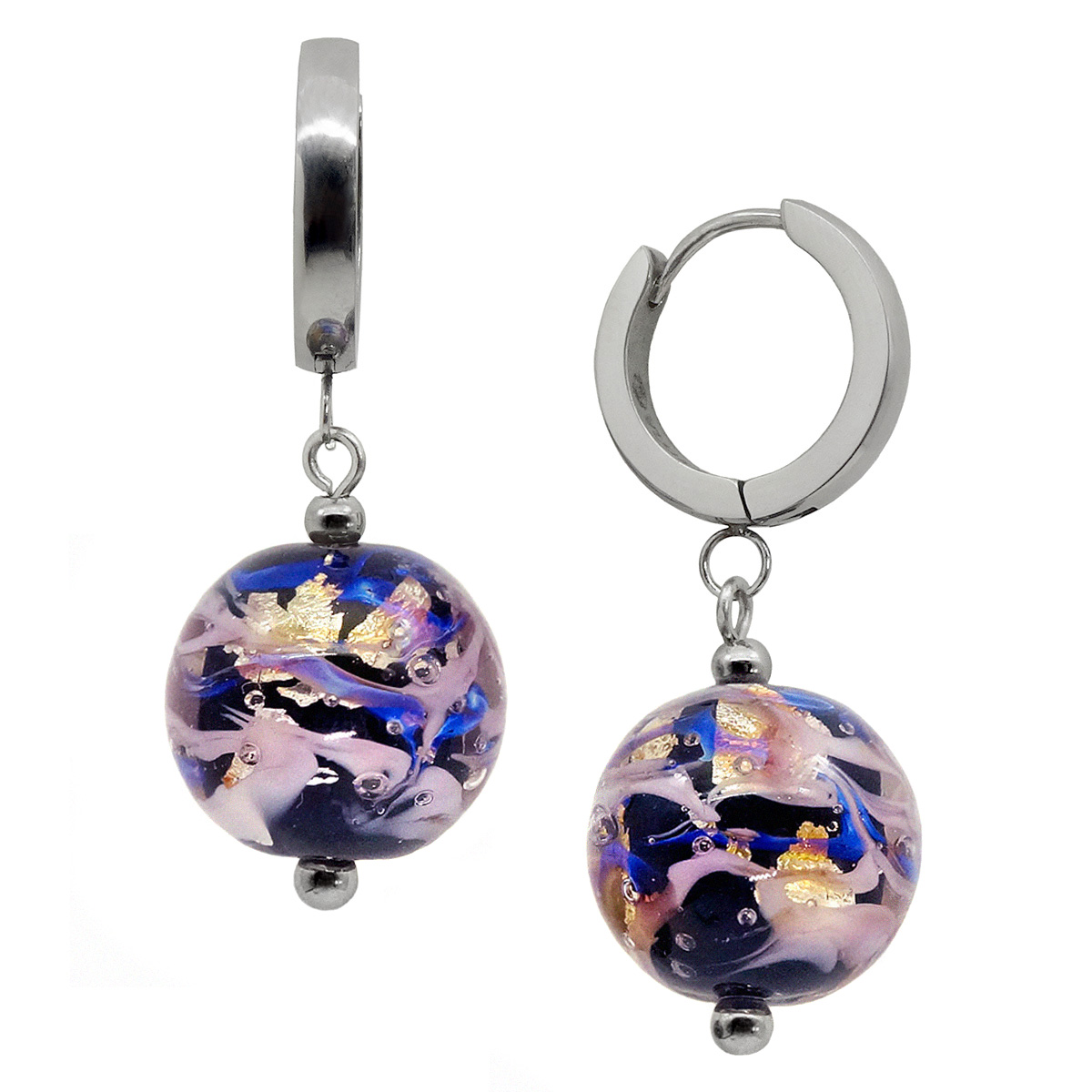 Серьги из муранского стекла ENERGY LS1090