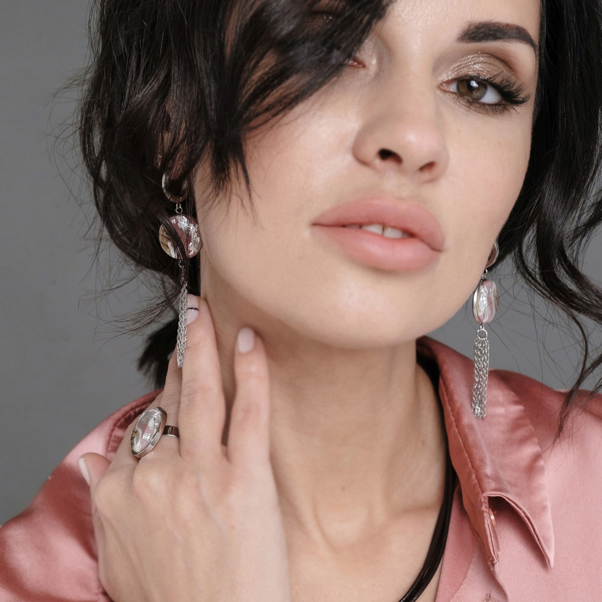 Серьги из муранского стекла GRACE LS3275