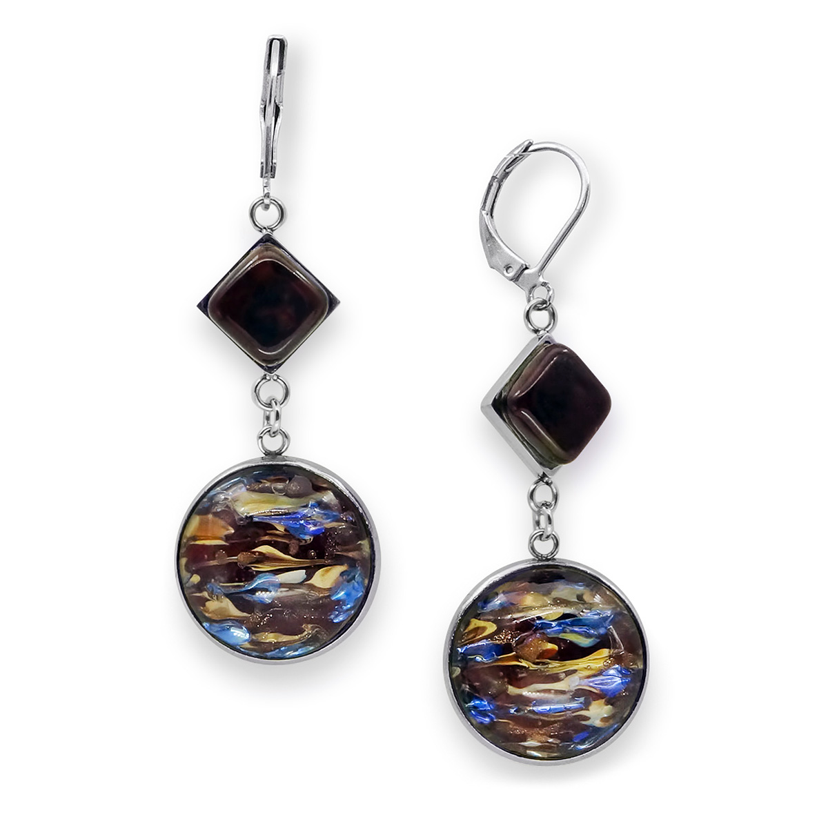 Серьги из муранского стекла FLOWERING TEA LS3430