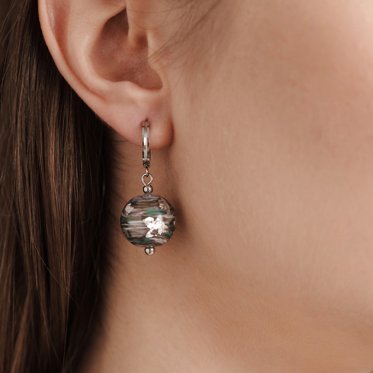 Серьги из муранского стекла MIRAGE LS3287