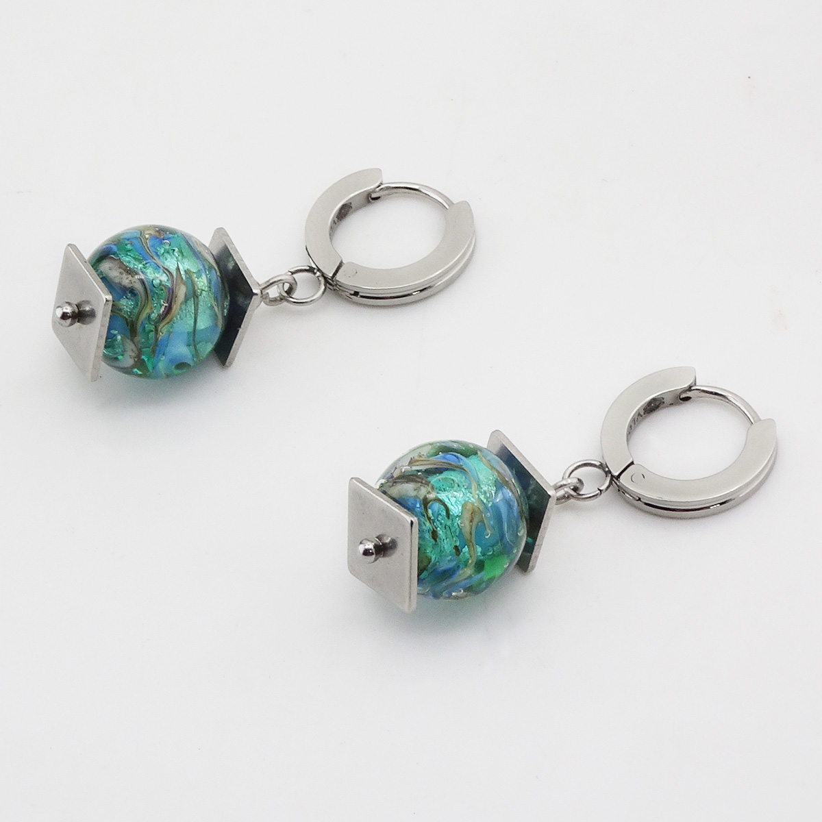 Серьги из муранского стекла COOLNESS LS2049