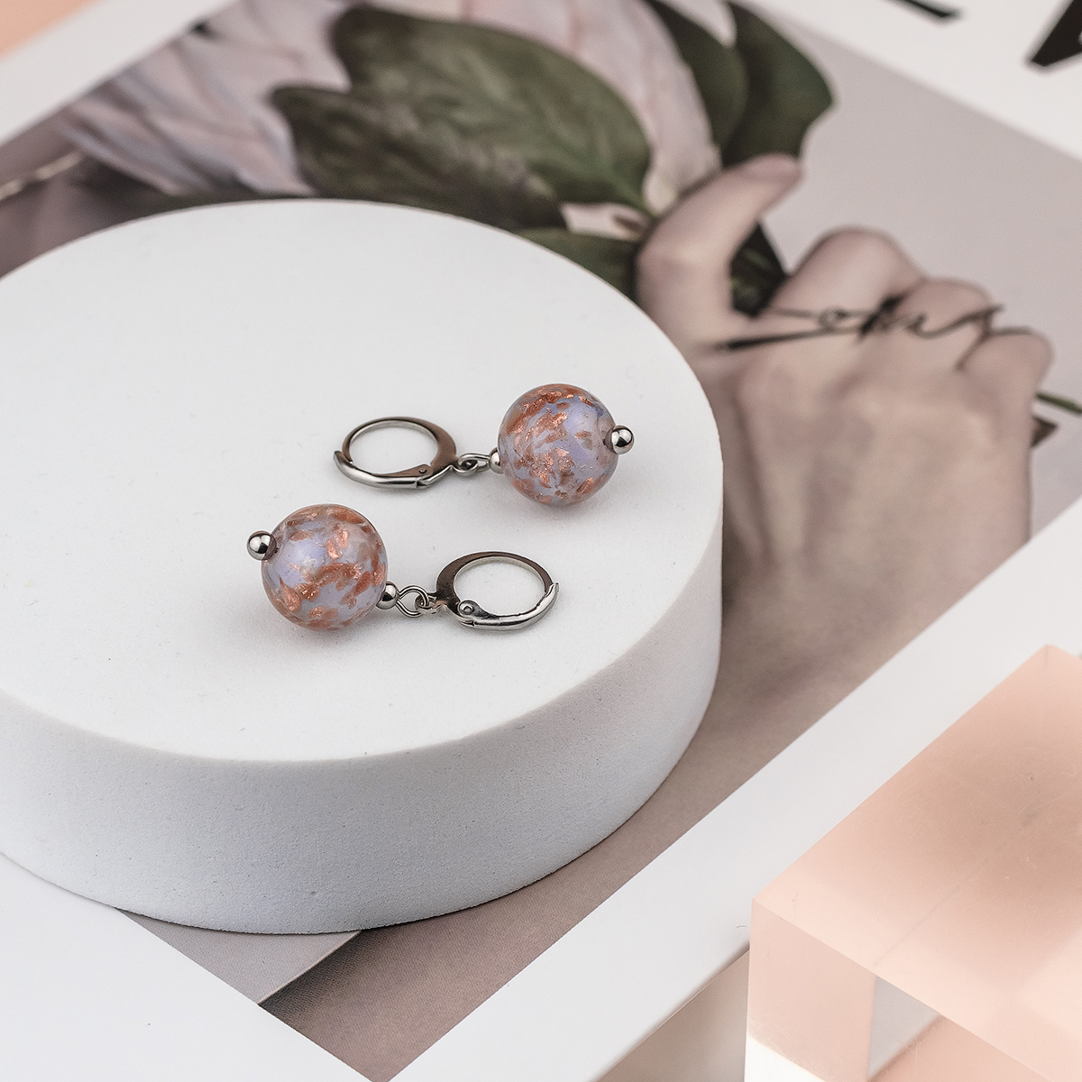 Серьги из муранского стекла LOVELY LS3519