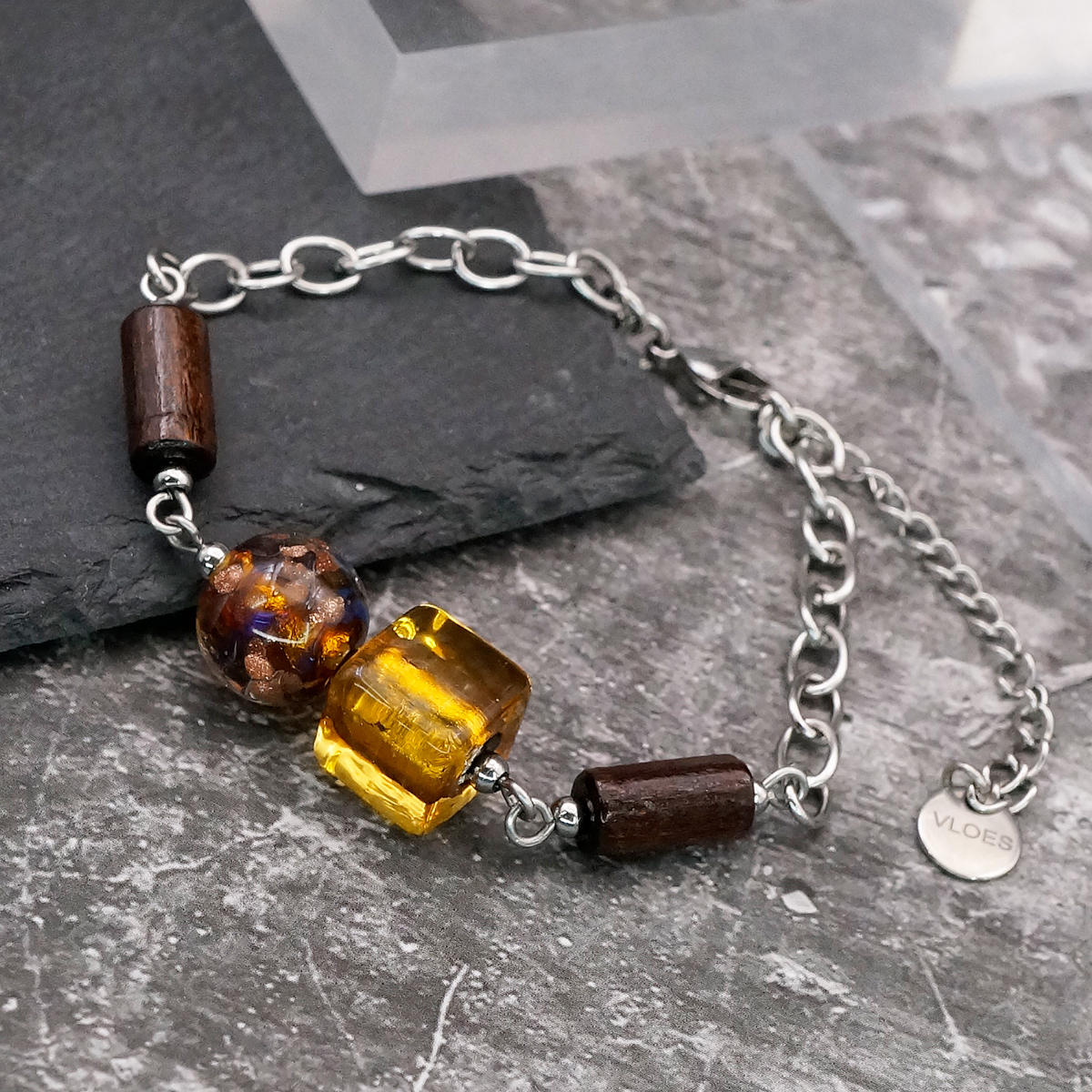 Браслет из муранского стекла GOLDEN SUNSET RC3926