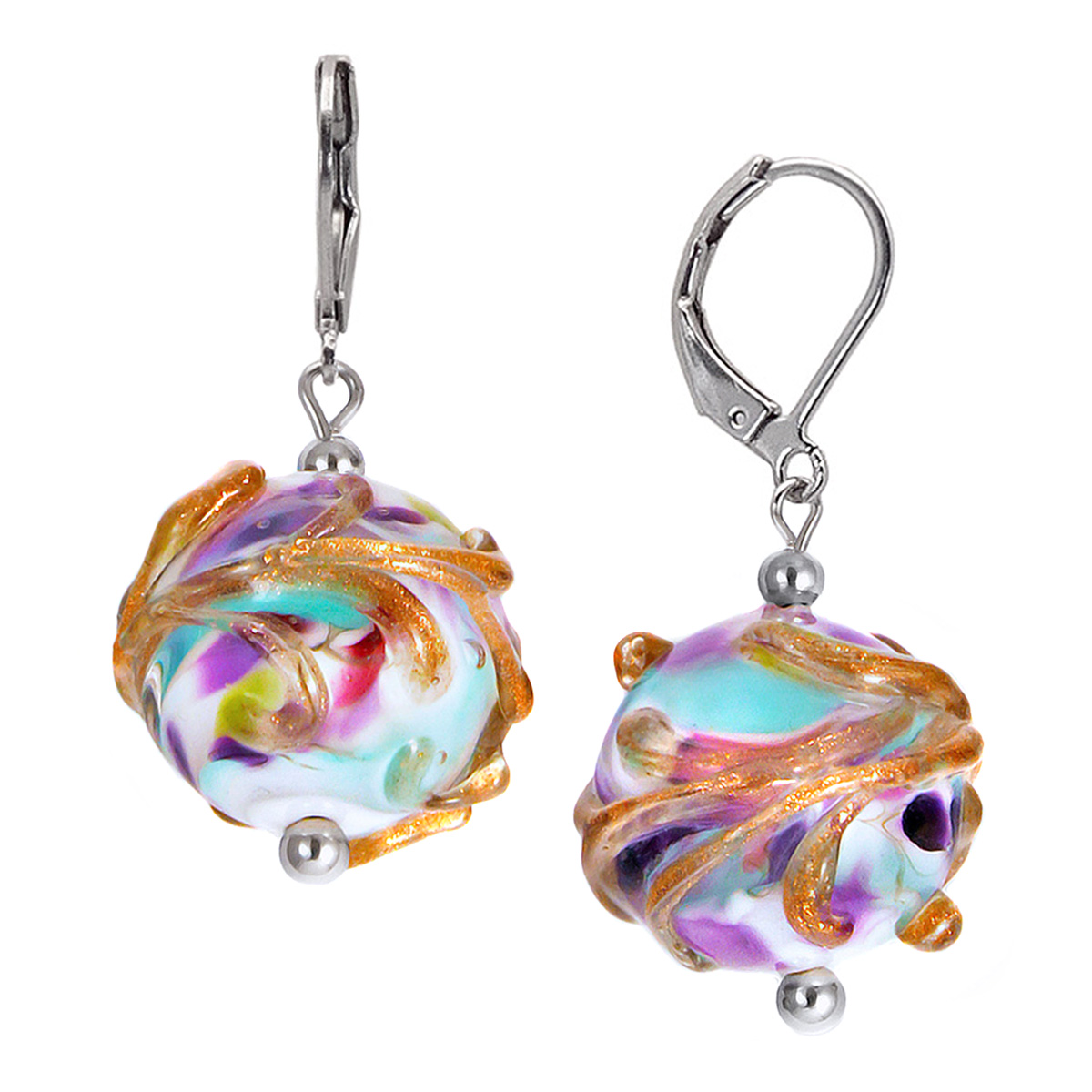 Серьги из муранского стекла EDEN LS2867