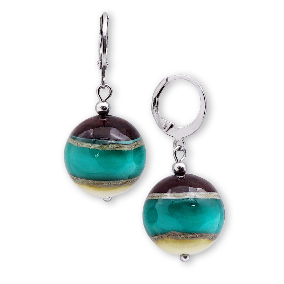 Серьги из муранского стекла IMPULSE LS3145