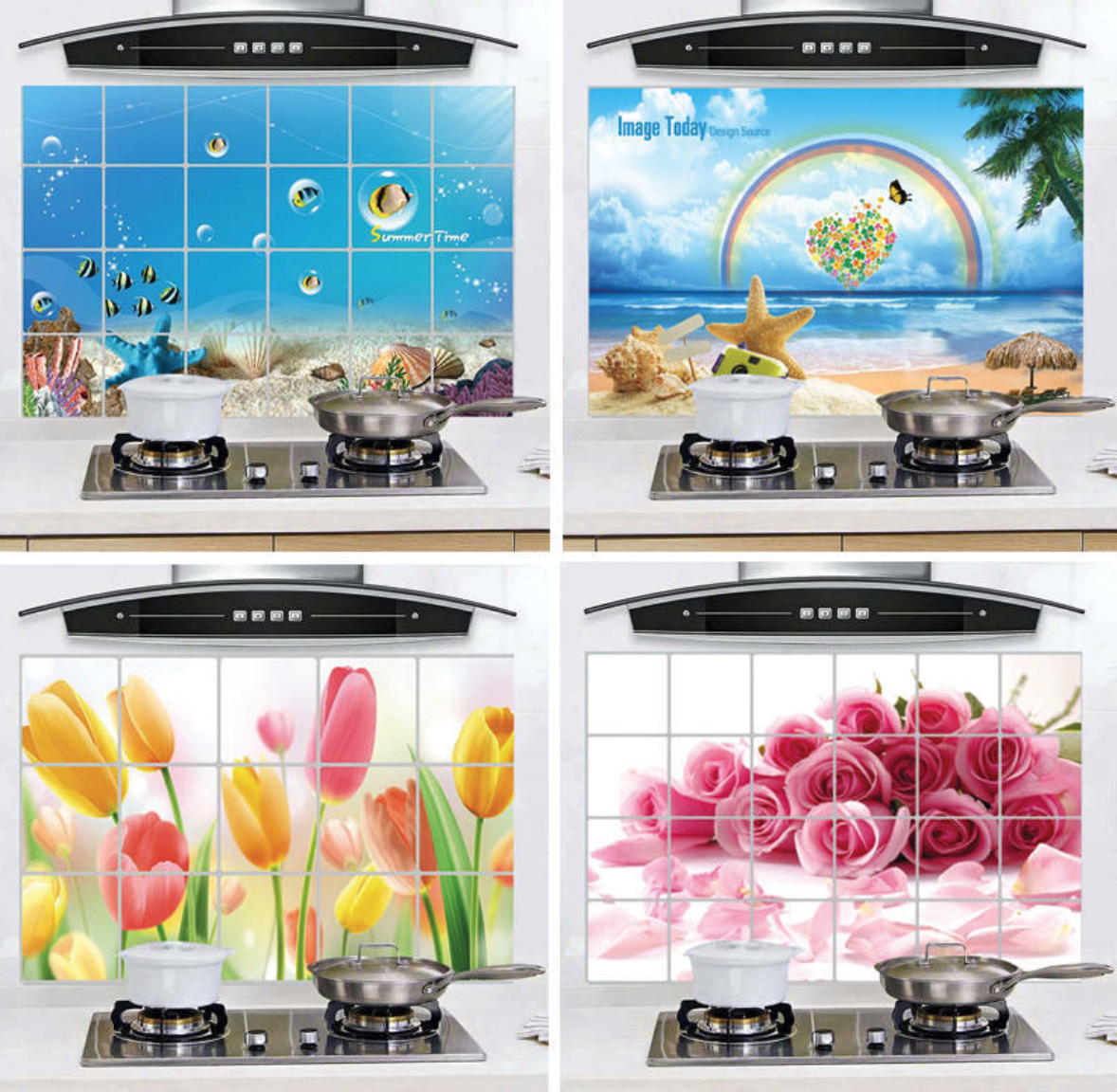 Термостойкие наклейки для кухни (75х45 см)