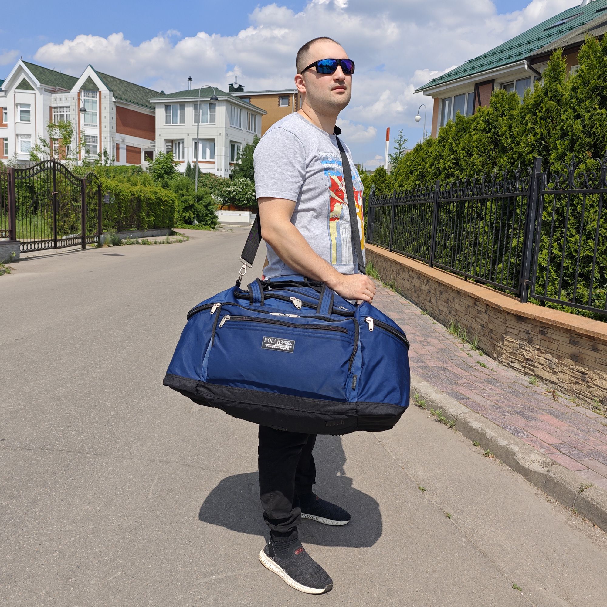 сумка дорож. большая П810А (Фиолетовый)