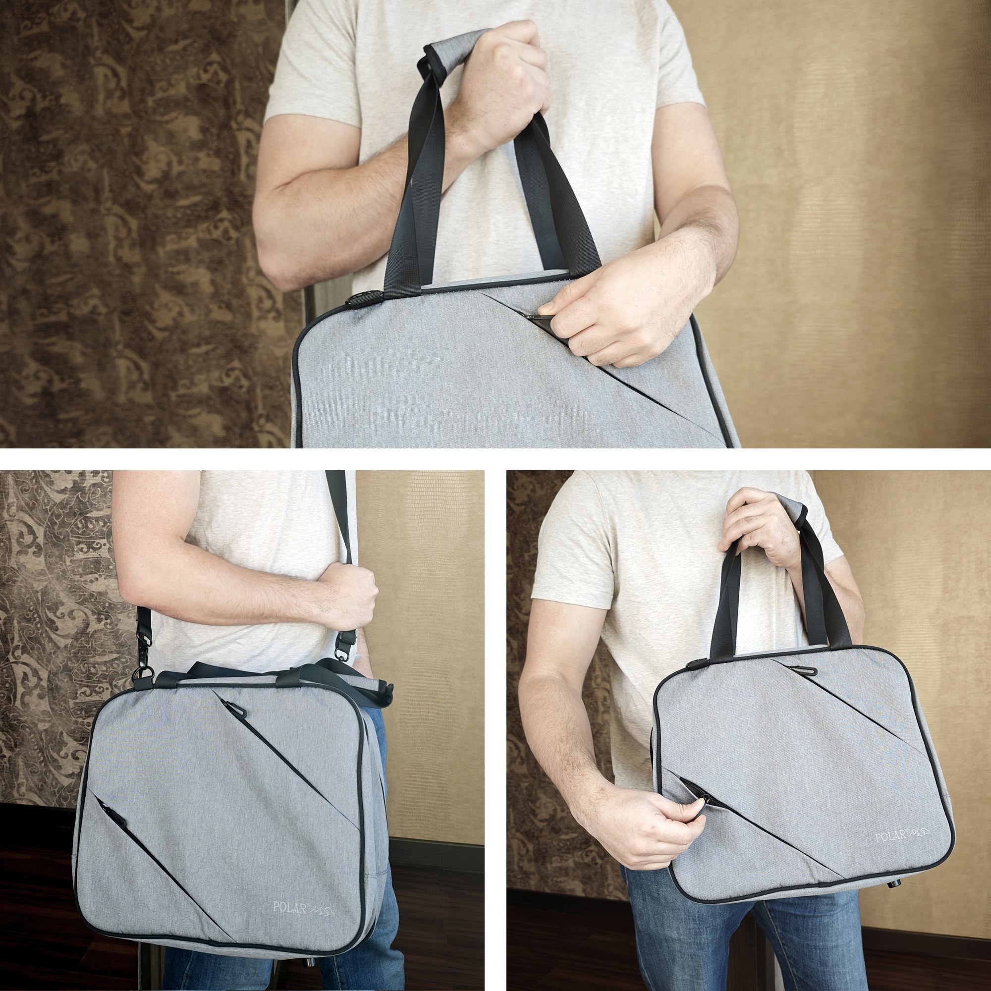 Дорожная сумка ТВ0111 (Светло-серый)