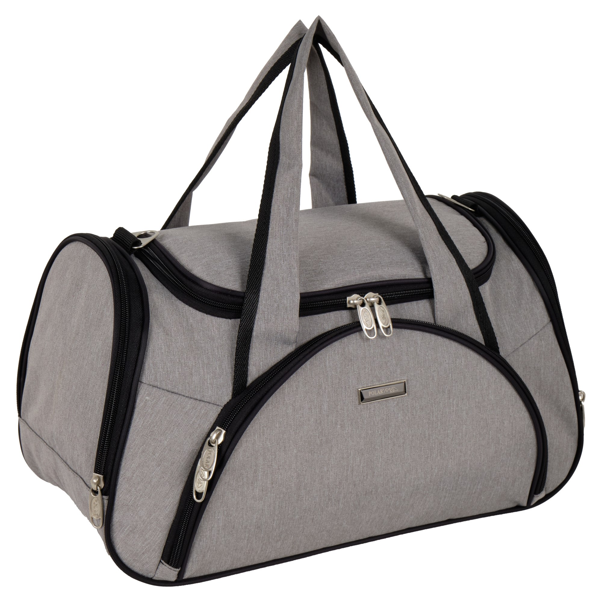 Спортивная сумка 7069н (Cветло-серый)