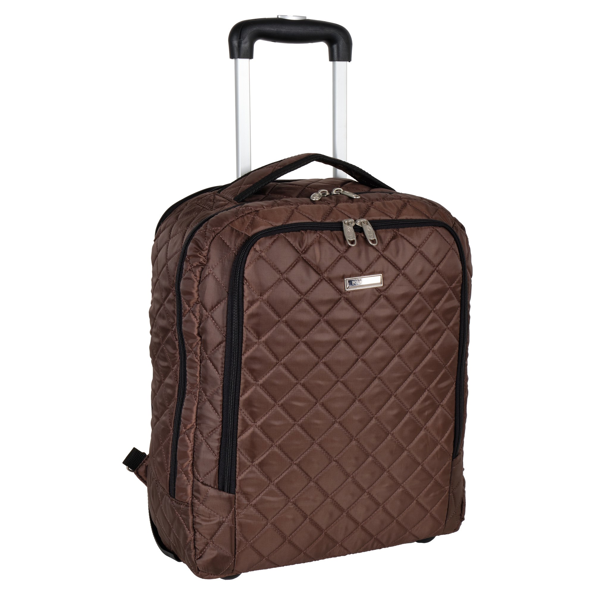 Сумка-рюкзак на колесах П7102н (Коричневый)