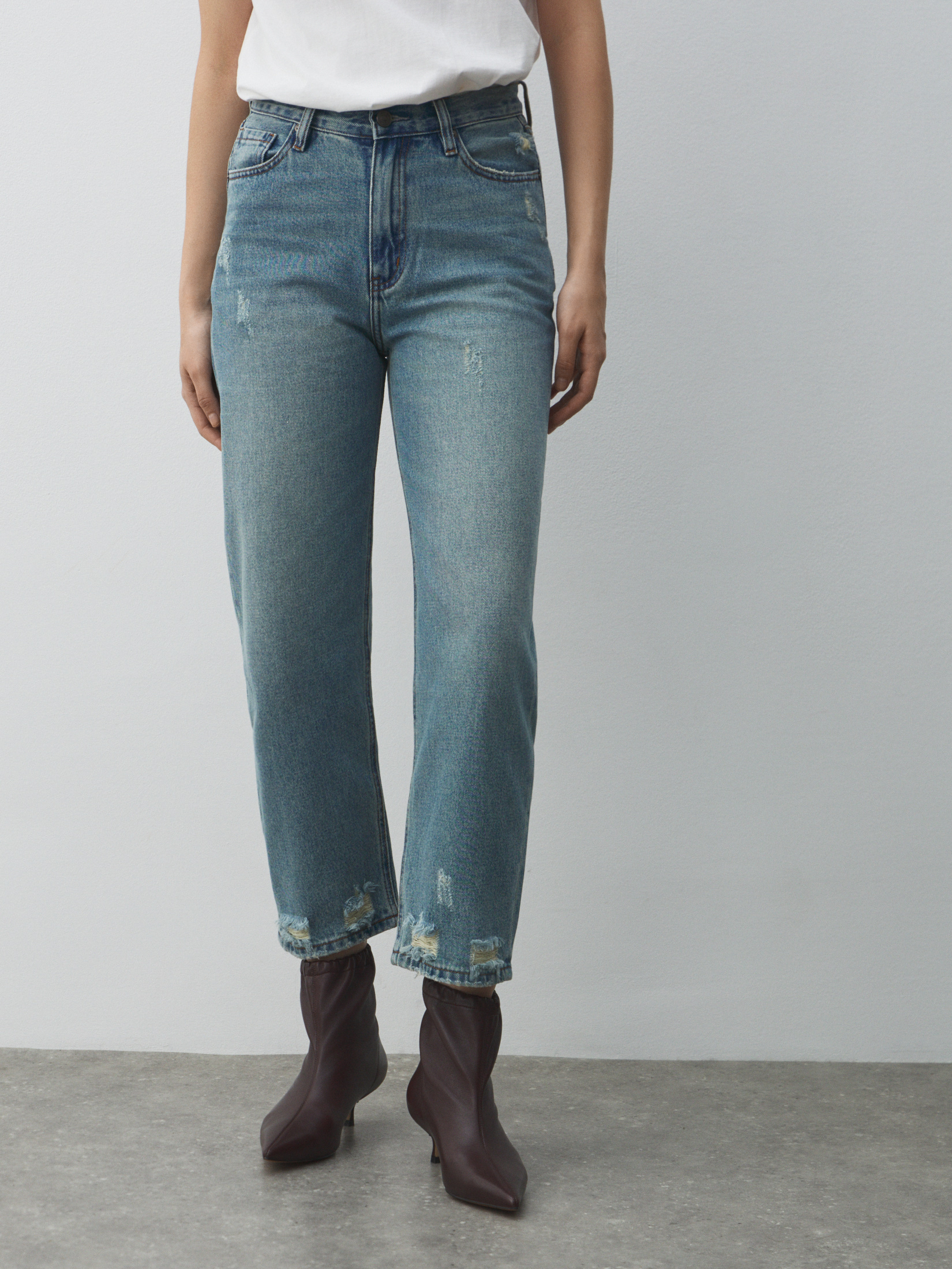 Женские джинсы MAISON DAVID