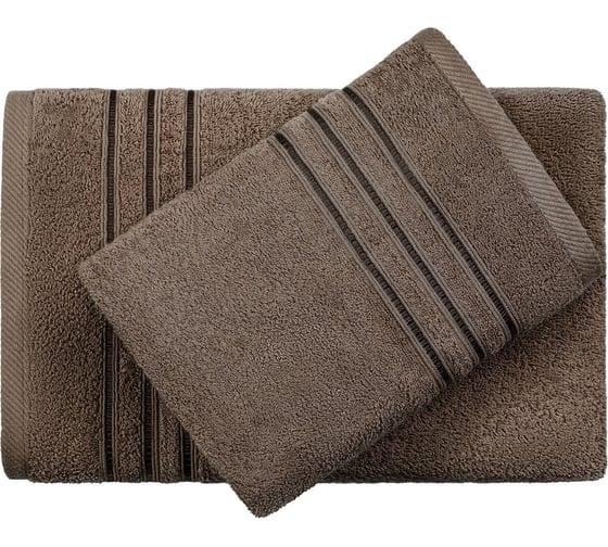 Полотенце Махровое махровое 50/90 400Г/М2 Верона Цвет Темно-коричневый