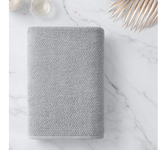 Полотенце Махровое махровое 50/90 450Г/М2 Unico Цвет Холодный Серый