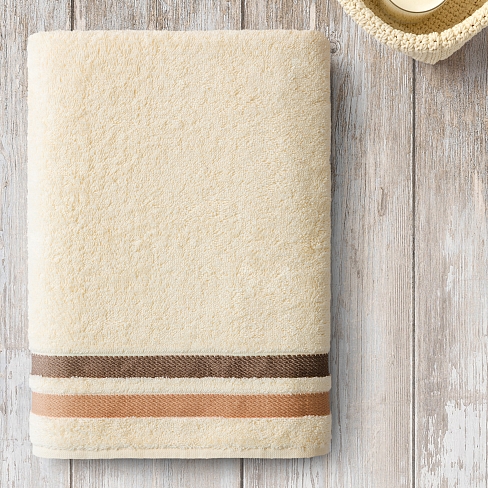 Полотенце Махровое махровое 50/90 400Г/М2 Исландия Цвет Ванильный