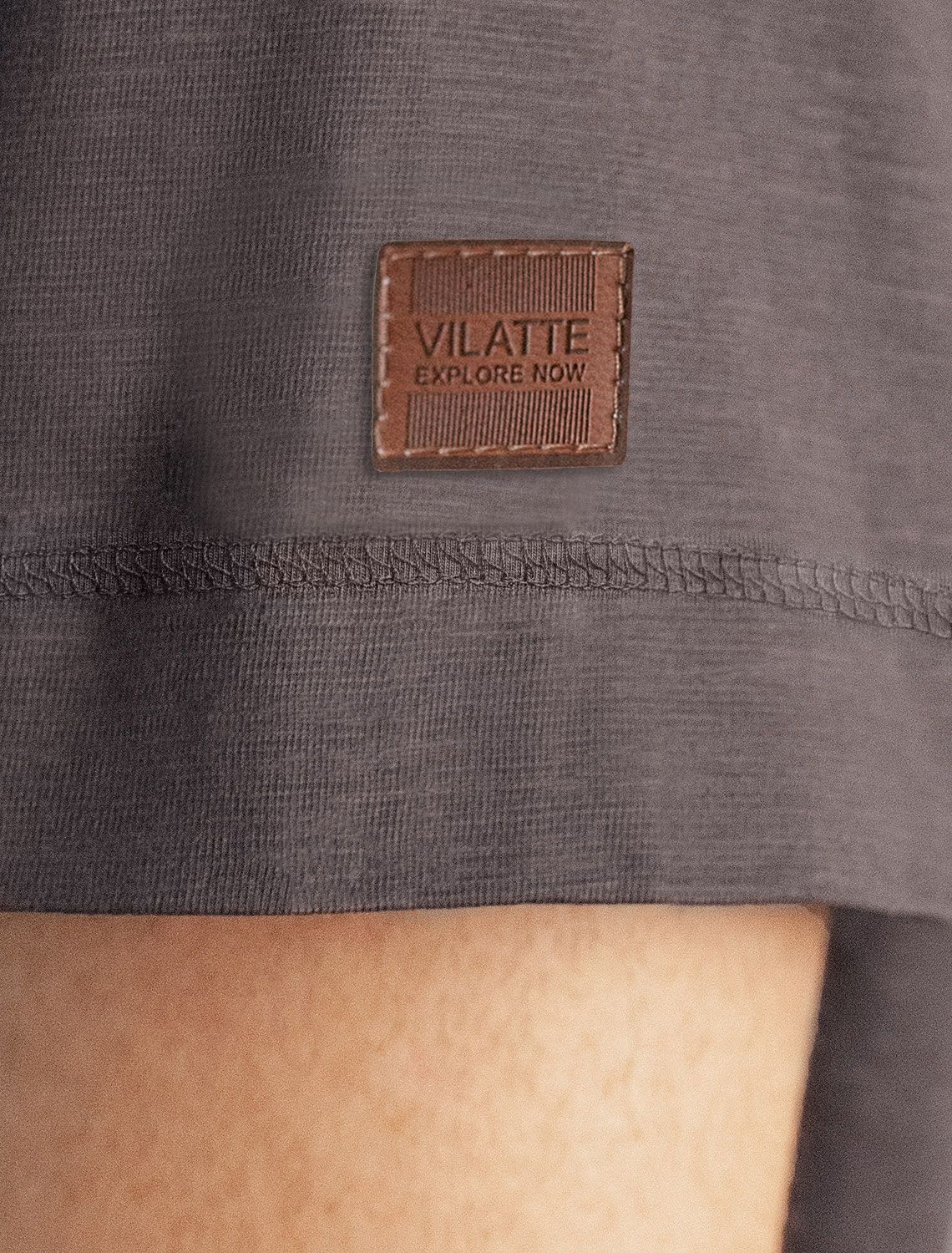 Футболка из фактурного полотна из 100% хлопка