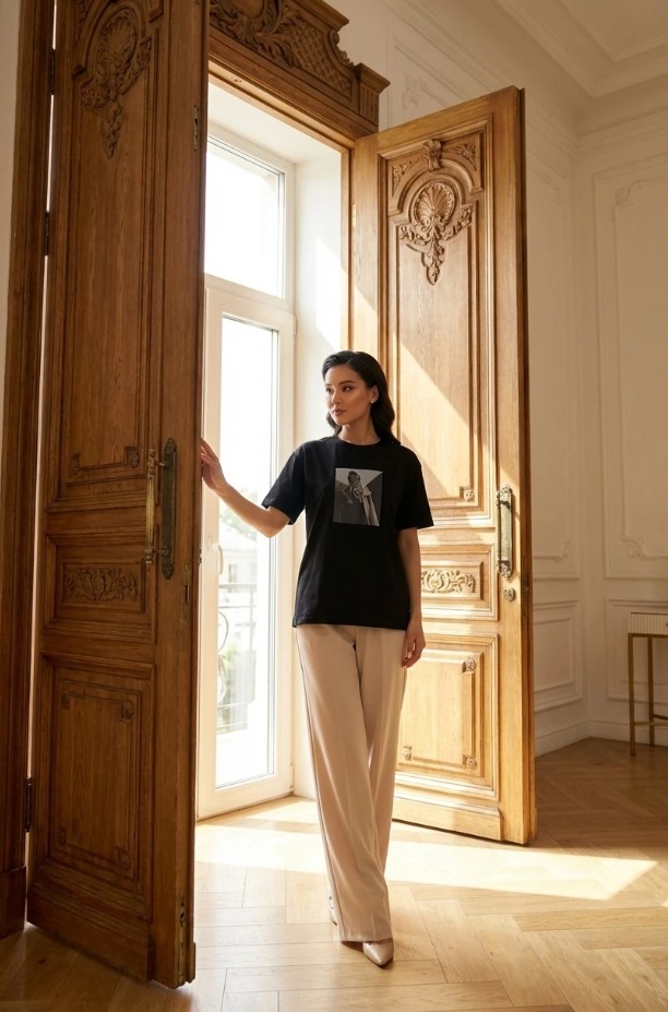 Футболка свободного кроя