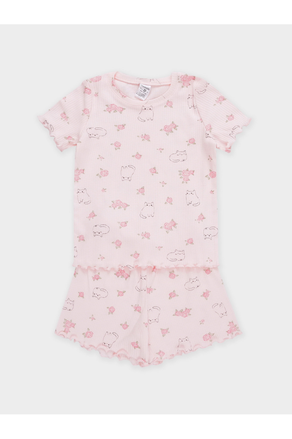 Crockid Пижама К 1652 бело-розовый 1106 Н059 Crockid