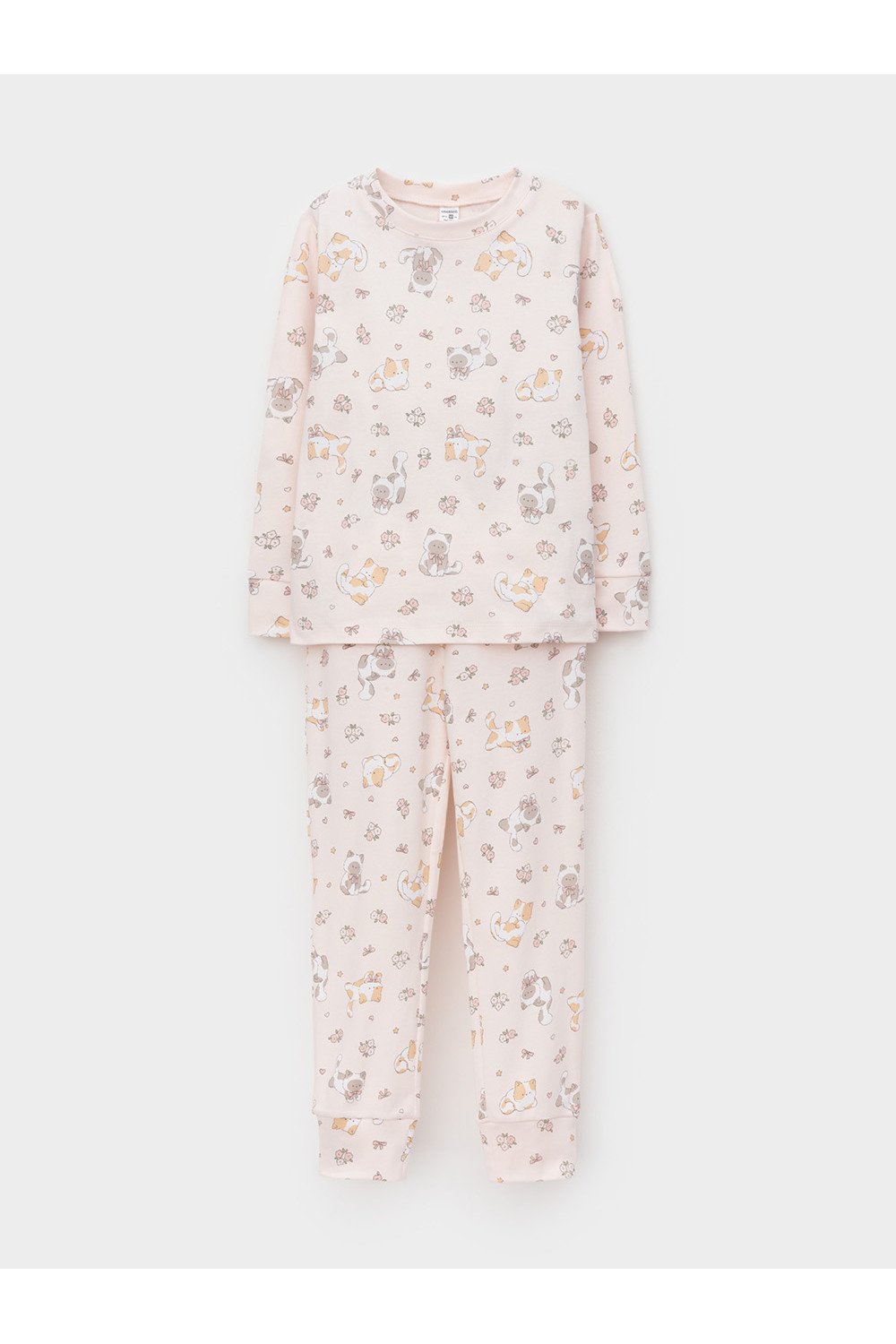 Crockid Пижама К 1552 бело-розовый 1106 Н006 Crockid