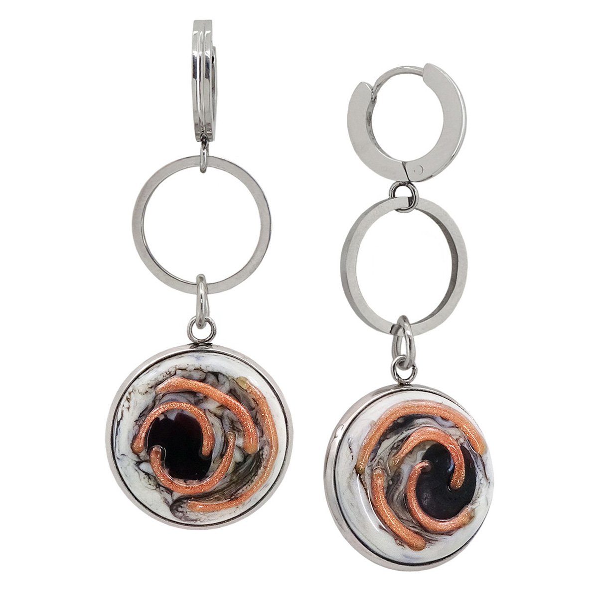 Серьги из муранского стекла SWIRL LS3501