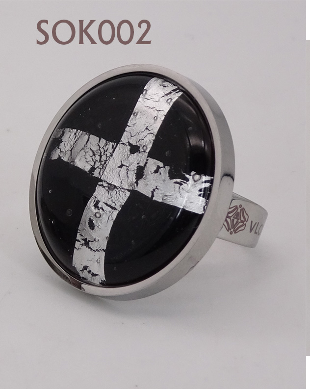 Кольцо из муранского стекла