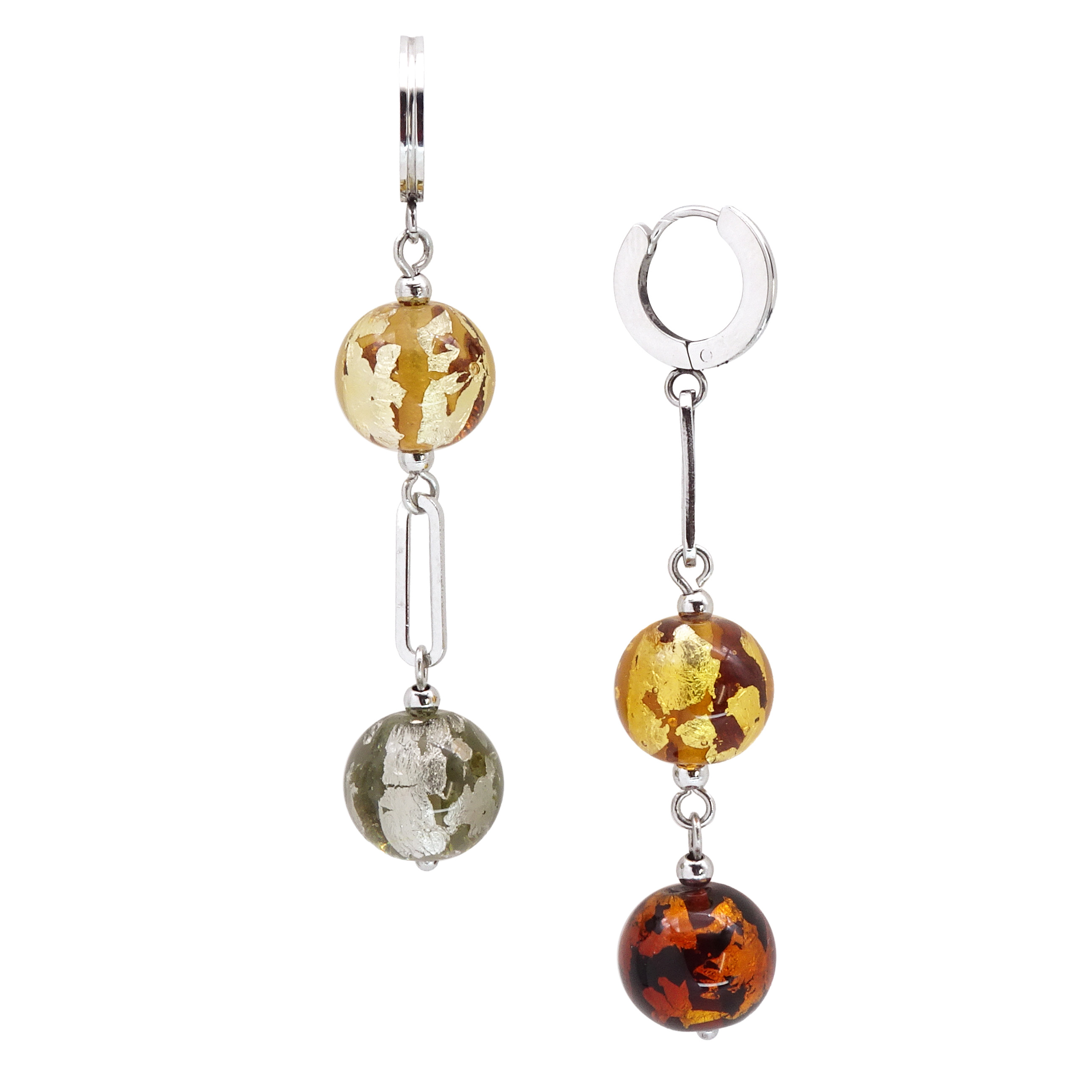 Серьги из муранского стекла SHINE LC3469