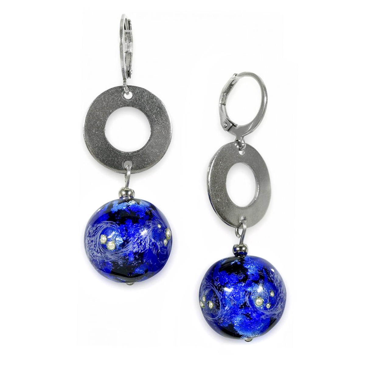 Серьги из муранского стекла GALAXY LS1926