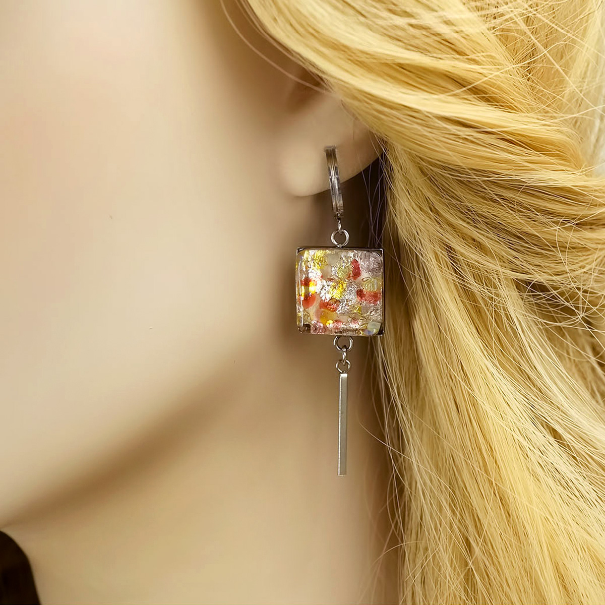 Серьги из муранского стекла FLAMENCO LS3316