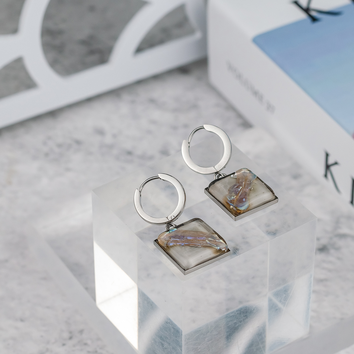 Серьги из муранского стекла PAPILLONS LS3535