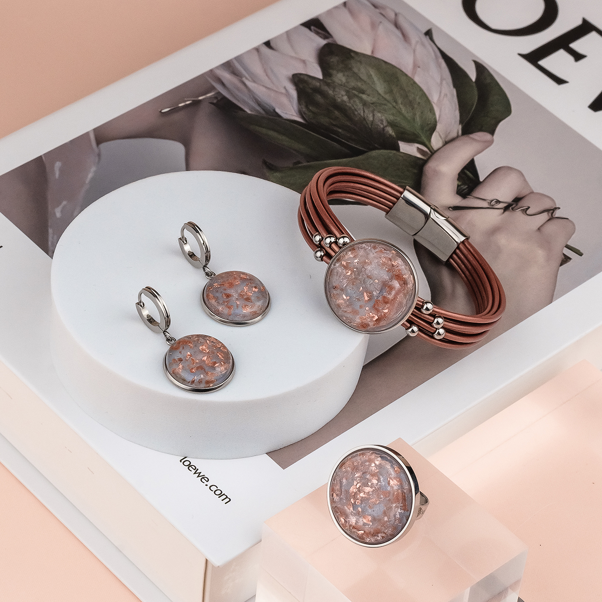 Серьги из муранского стекла LOVELY LS3536