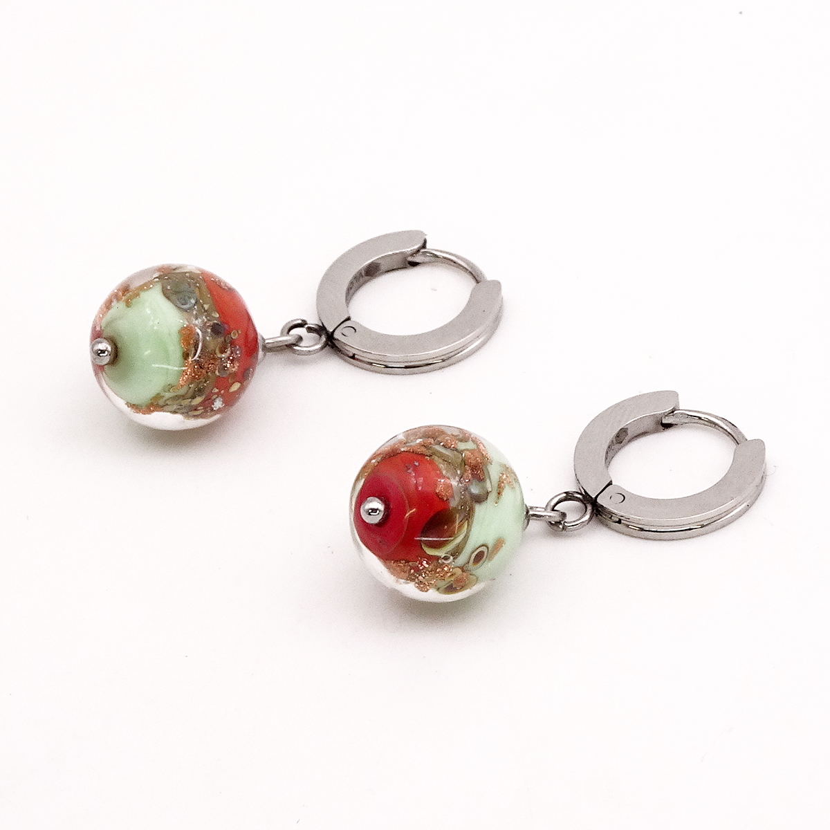 Серьги из муранского стекла PARADISE APPLES LC3460