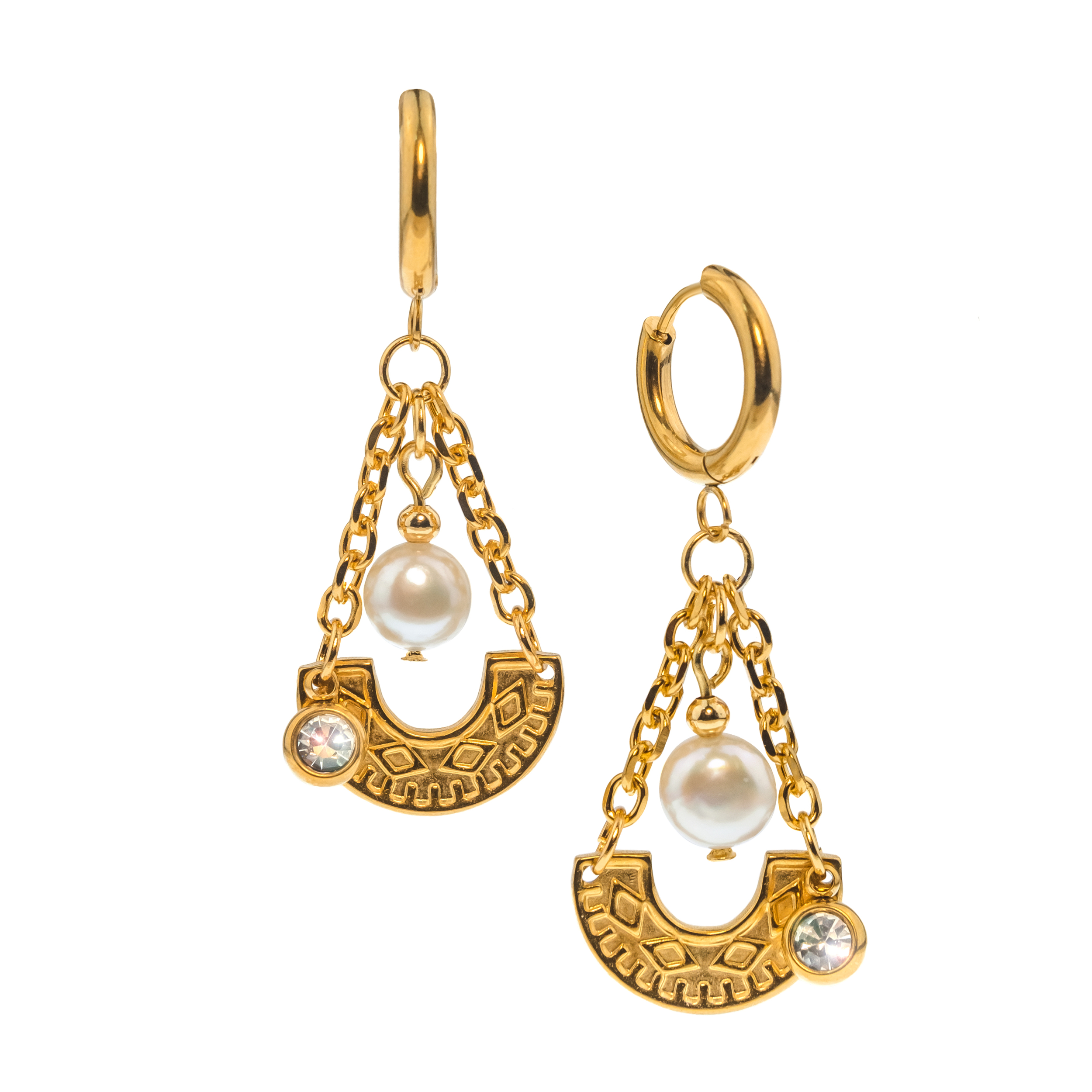 Серьги из муранского стекла PHARAON SOL049