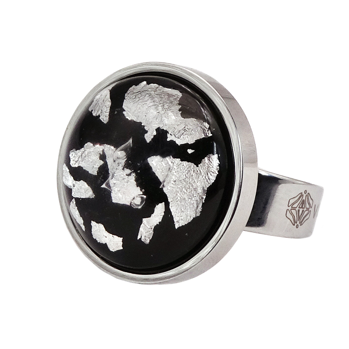 Кольцо из муранского стекла ARGENTA