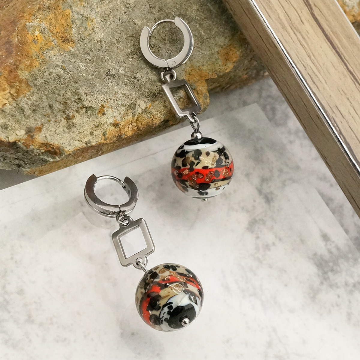 Серьги из муранского стекла VOYAGE LS3467