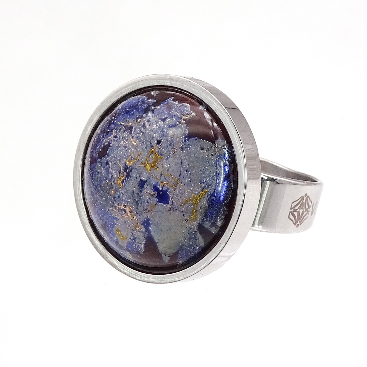 Кольцо из муранского стекла PLUM LUXURY KC4746