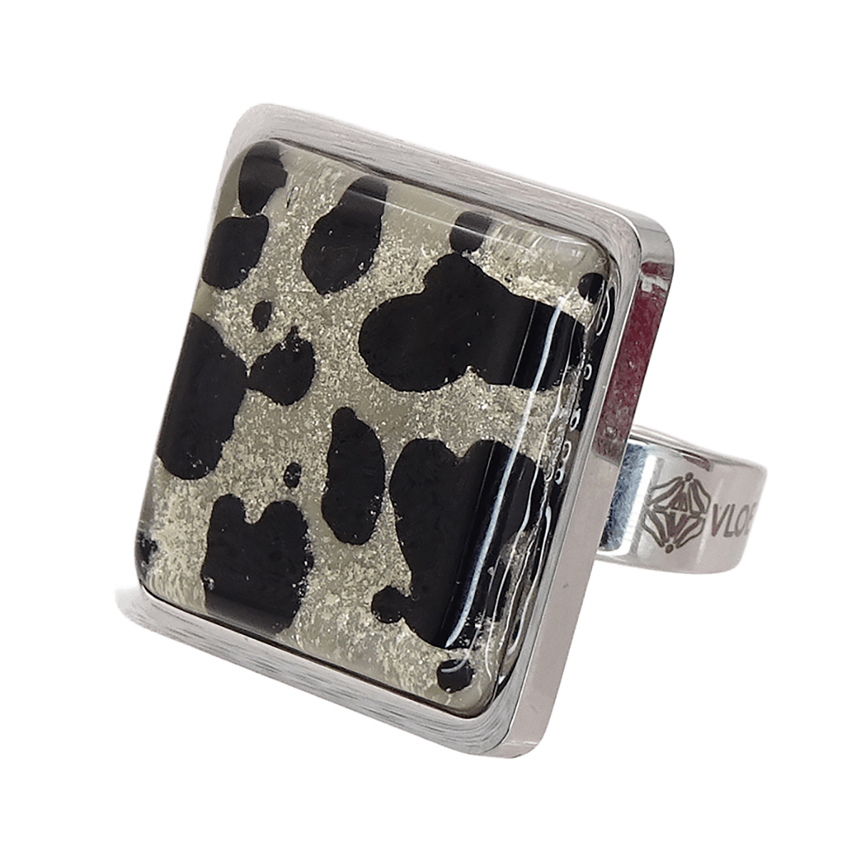 Кольцо из муранского стекла SHY COW KO4823