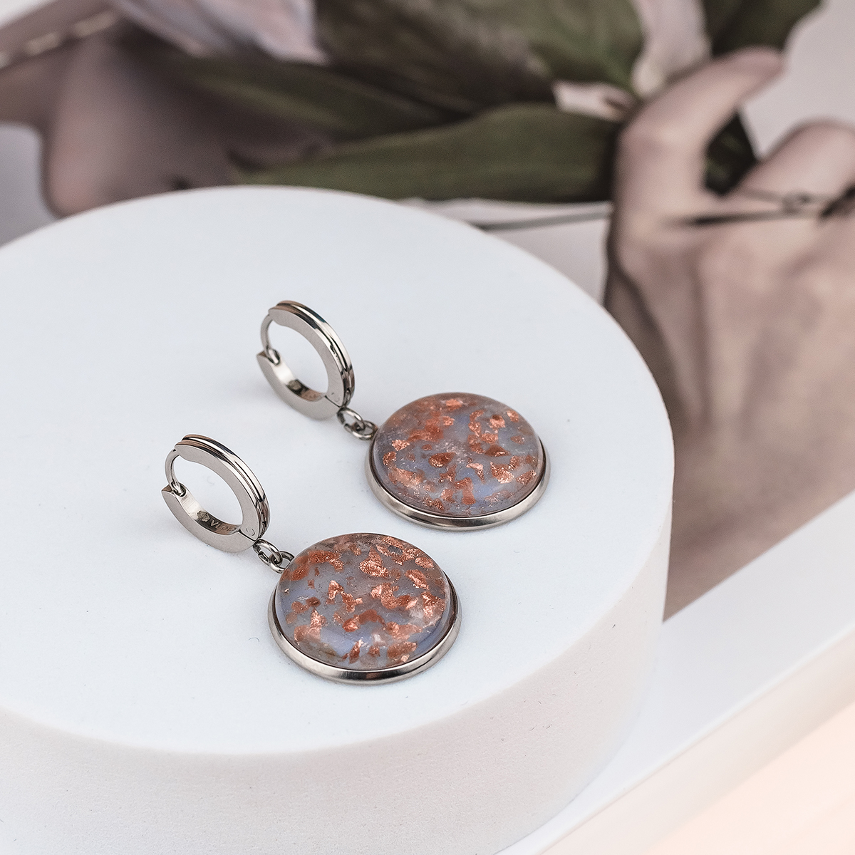 Серьги из муранского стекла LOVELY LS3536