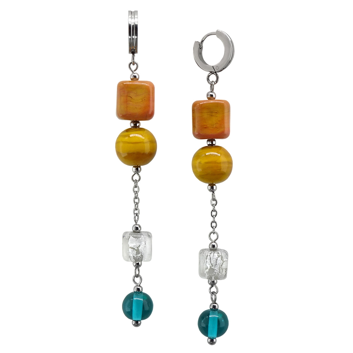 Серьги из муранского стекла WILD WAY LS3487