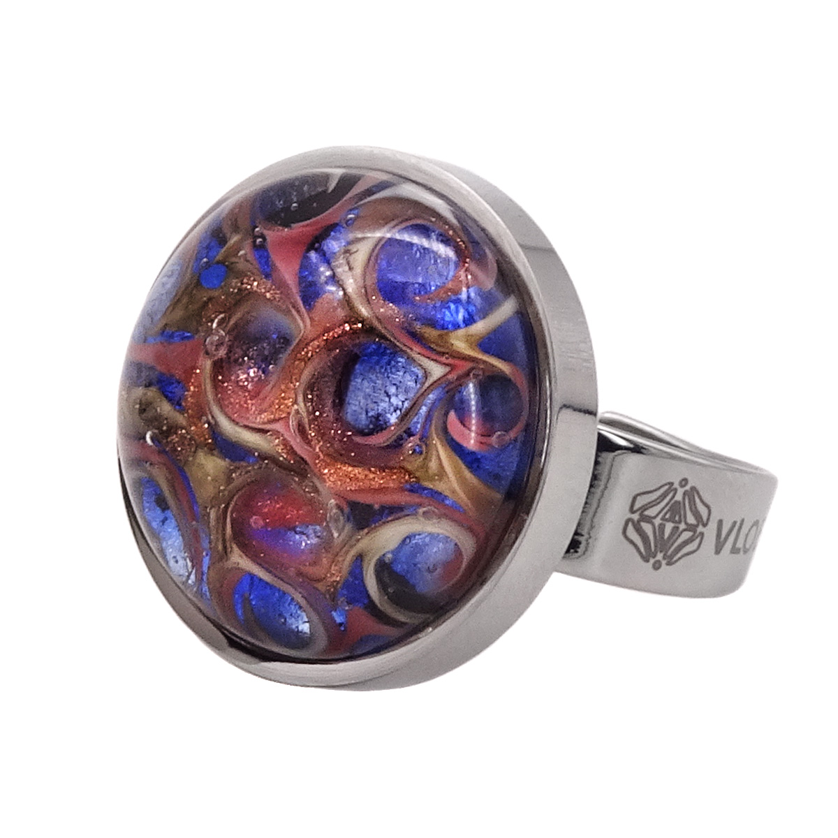 Кольцо из муранского стекла MARINER