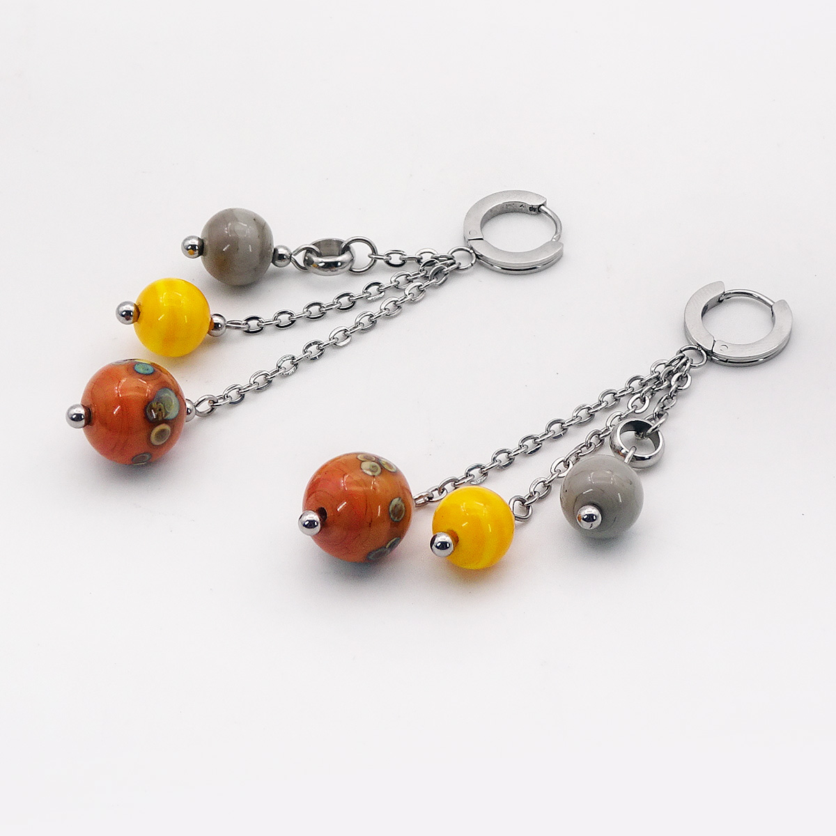 Серьги из муранского стекла SUNSHINE