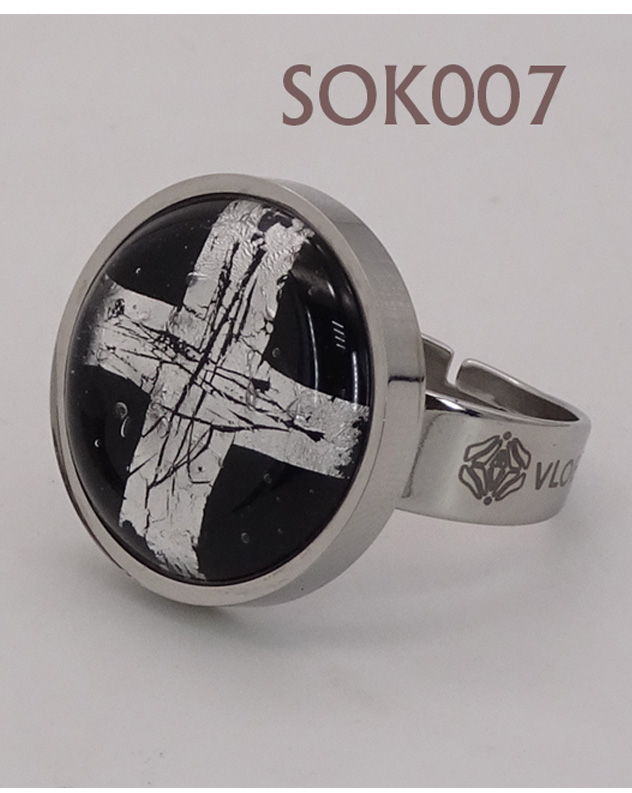 Кольцо из муранского стекла