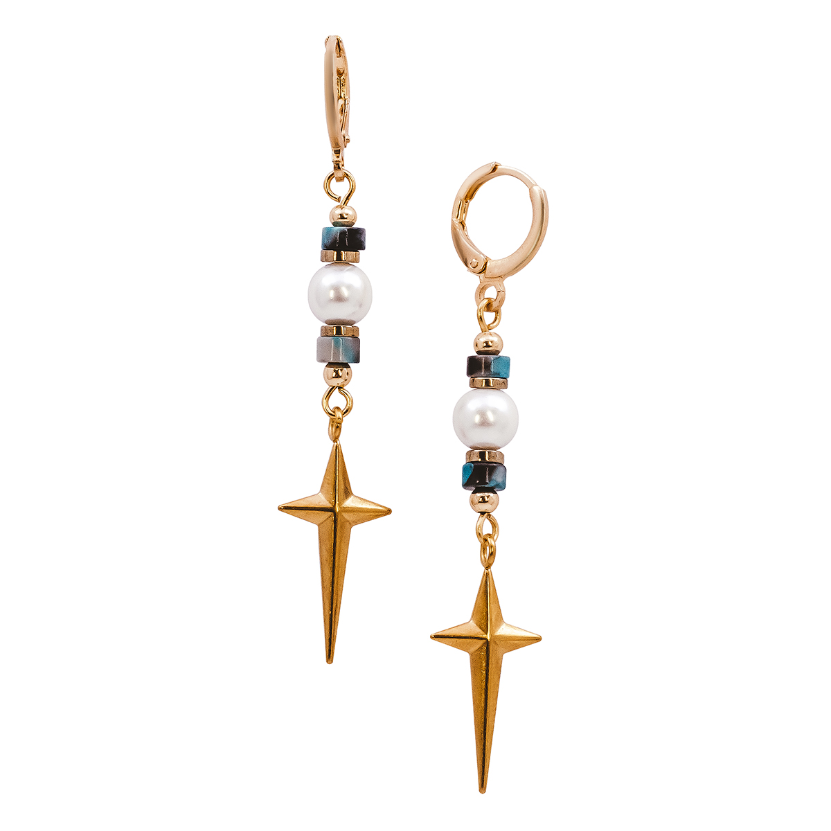 Серьги из муранского стекла POLE STAR SOL050